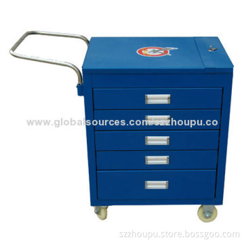 Popular Car Tool Trolley with 115kg Loading Capacity for Car Repair System